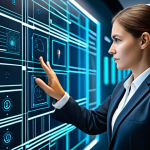 A focused professional cybersecurity architect, male or female, dressed in a modest business suit, meticulously crafting intricate digital security patterns on a holographic interface. The futuristic, clean cybersecurity operations center background features glowing lines of secure code and dynamic network diagrams, emphasizing precision and a custom fit. The overall atmosphere is calm and highly technical. fully clothed, appropriate attire, safe for work, perfect anatomy, correct proportions, natural pose, well-formed hands, proper finger count, natural body proportions, professional photography, high quality.