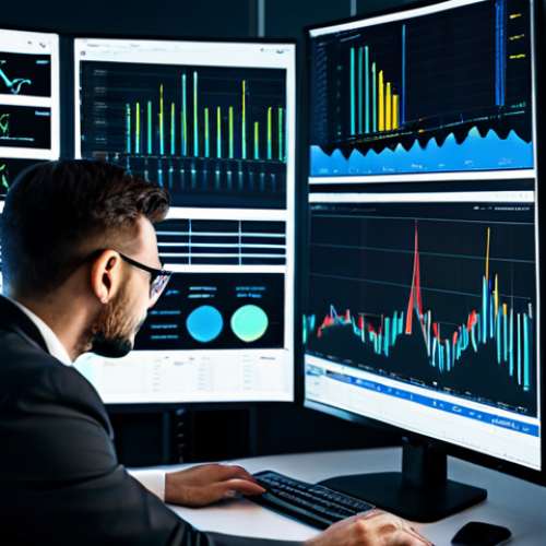 Home 23 A focused male cybersecurity analyst in professional business attire, sitting at a sleek, ergonomic desk in a modern Security Operations Center (SOC). He is looking at multiple computer screens displaying complex data visualizations, charts, and key performance indicators (KPIs) related to cybersecurity metrics like MTTD and MTTR. The background is a clean, high-tech office environment with blurred server racks and network diagrams. Perfect anatomy, correct proportions, natural pose, well-formed hands, proper finger count, natural body proportions. Professional photography, high-resolution, sharp focus, clean composition. Safe for work, appropriate content, fully clothed, professional dress, family-friendly.
