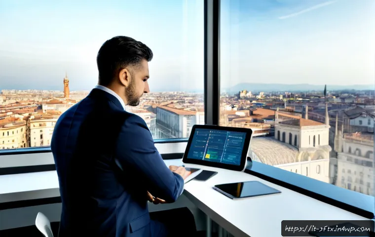 Home 15 보안 오케스트레이션 자동화의 성공적인 도입 사례 - Photorealistic Italian cybersecurity operations center in Milan, diverse security team collaborative...